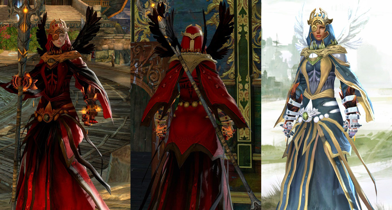 GW2 Highlevel Light Armor Styles MMO Gypsy