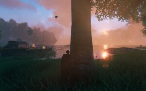 Valheim sunset