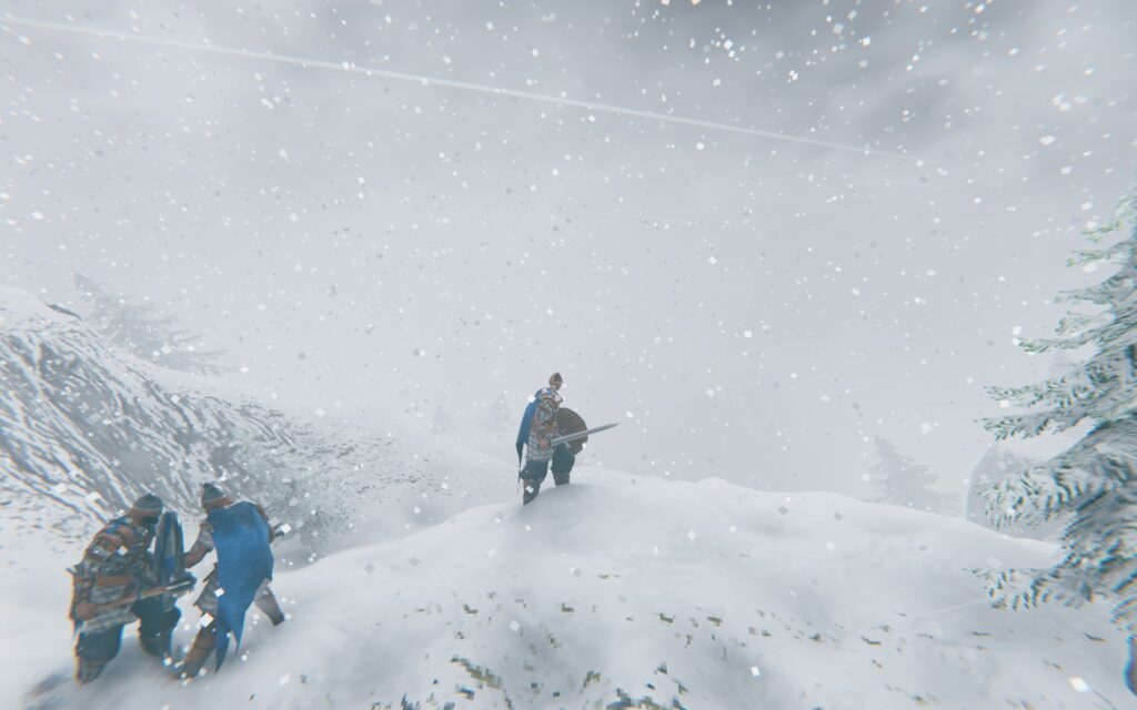 Valheim mountain snow